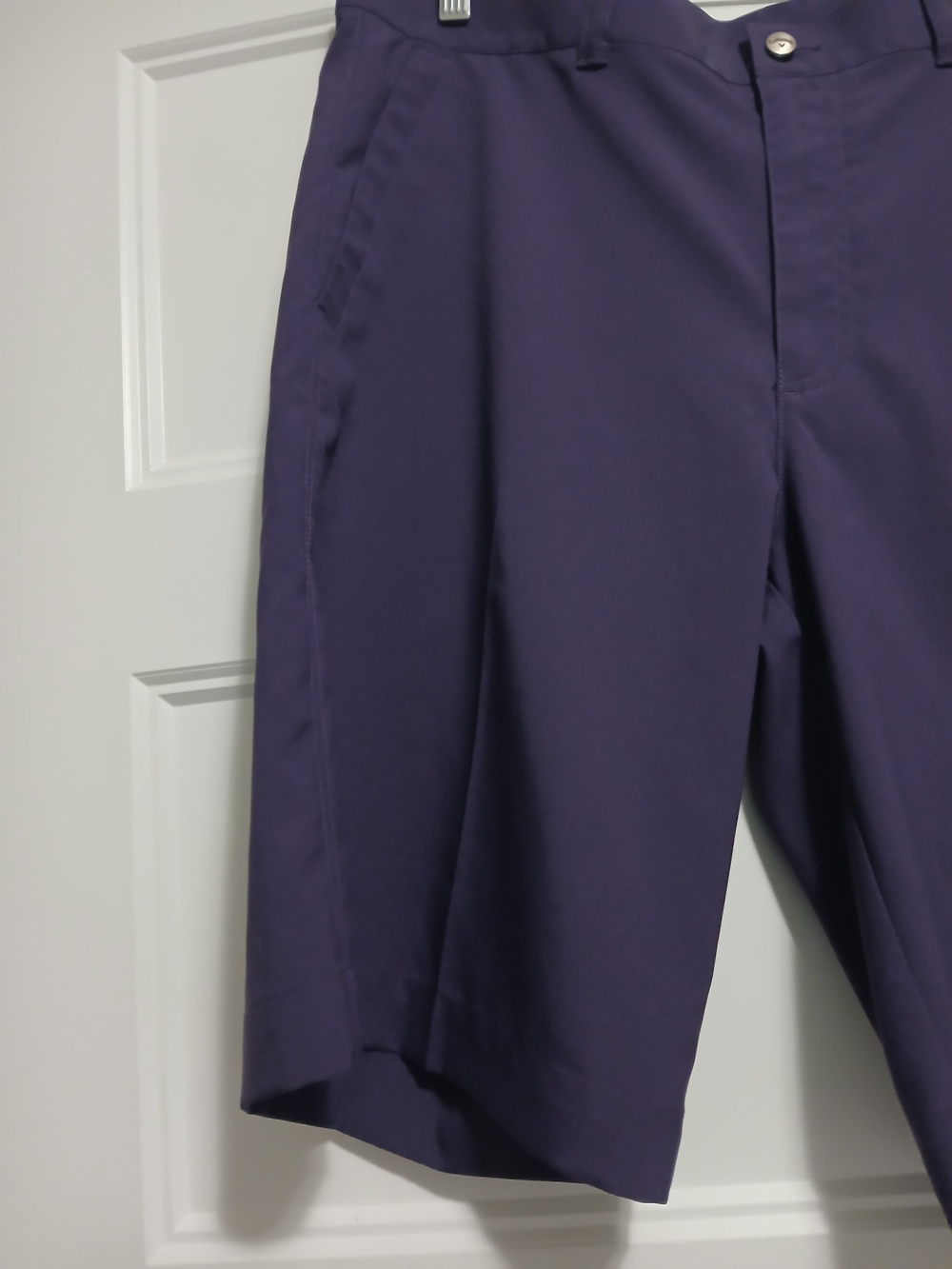 Men's Callaway Performance Golf Shorts - Deep Purple Sz 34 - Picture 3 of 8